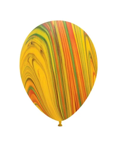 Palloncini SuperAgate 30 cm Marmorizzati - Lattice 4 Colori Classico