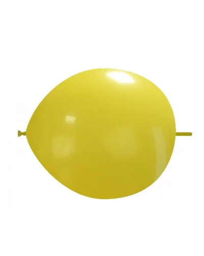 Palloncini Link Pastello 13cm in Lattice Biodegradabile | Giallo