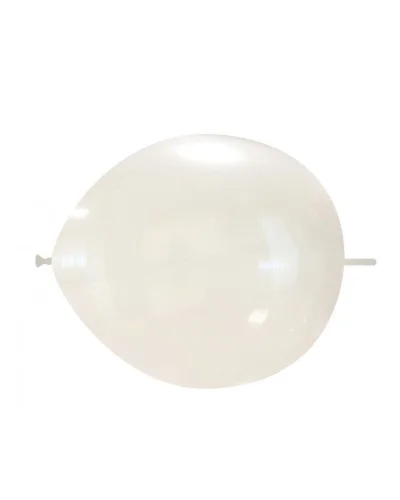 Palloncini Link Pastello 13cm in Lattice Biodegradabile | Trasparente