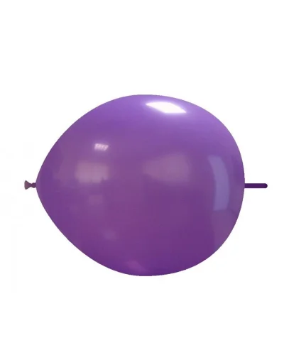 Palloncini Link Pastello 13cm in Lattice Biodegradabile | Viola