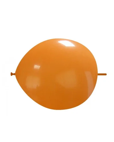 Palloncini Link Pastello 13cm in Lattice Biodegradabile | Arancio