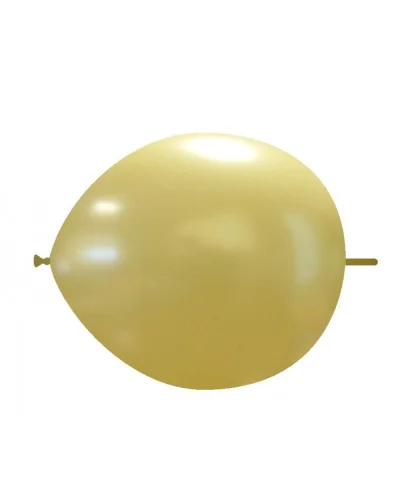 Palloncini Link 29 cm colori metal assortiti in lattice Balloonia Crema Metallizato