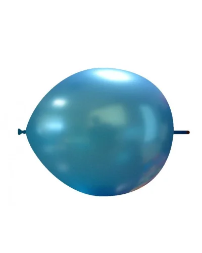 Palloncini Link 29 cm colori metal assortiti in lattice Balloonia Blu Chiaro Metallizzato