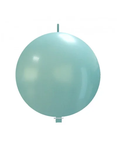 Pallone gigante 80 cm Pastello in lattice resistente | Celeste