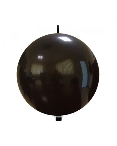 Pallone gigante 80 cm Pastello in lattice resistente | Nero