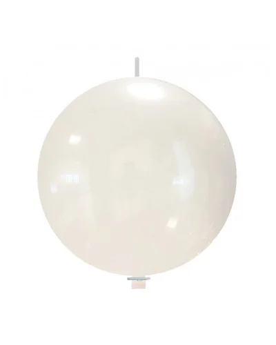 Pallone gigante 80 cm Pastello in lattice resistente | Trasparente