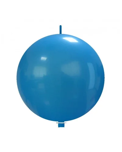 Pallone gigante 80 cm Pastello in lattice resistente | Blu Chiaro