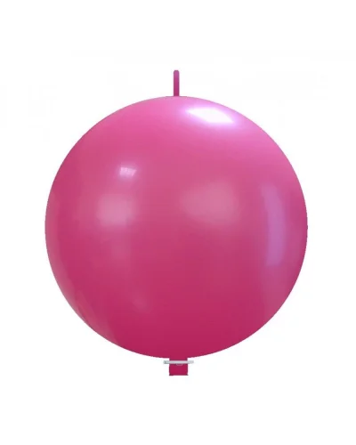 Pallone gigante 80 cm Pastello in lattice resistente | Fuchsia