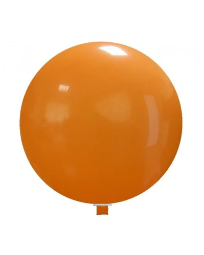 Pallone gigante latex 110 cm Balloon World, gonfiabile aria/elio Arancio
