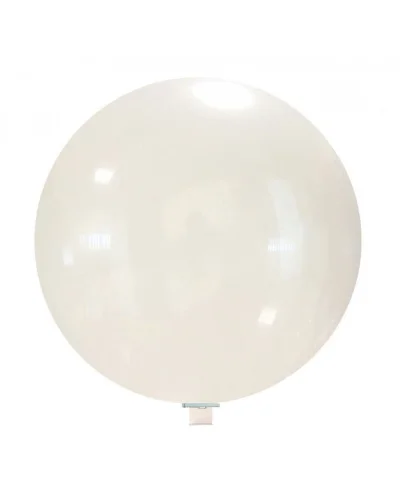 Pallone gigante latex 110 cm Balloon World, gonfiabile aria/elio Trasparente