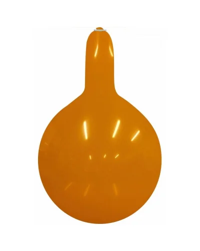 Palloncino gigante 92 cm collo lungo pastello Lattice Balloonia Arancio
