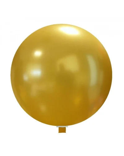 Pallone rotondo 60 cm metallizzato in lattice BallonX multicolor
