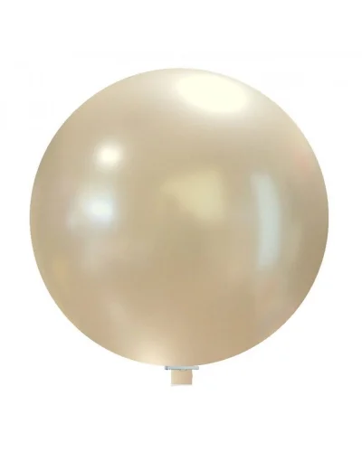 Pallone rotondo 60 cm metallizzato in lattice BallonX multicolor Perla