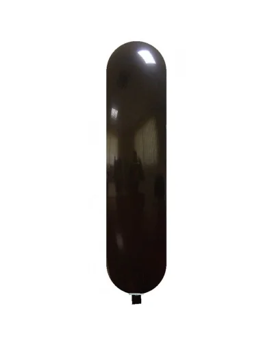 Pallone Banner 30cm in lattice gonfiabile elio/aria - 10g Nero