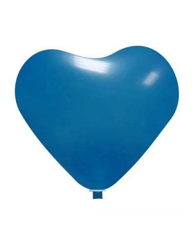 Pallone gigante a cuore rosso 140 cm in lattice Balloonia Blu Chiaro
