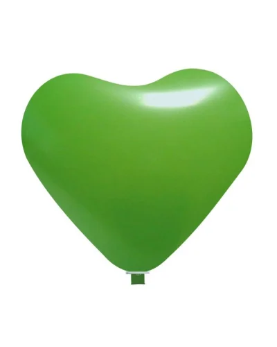 Pallone gigante a cuore rosso 140 cm in lattice Balloonia Verde