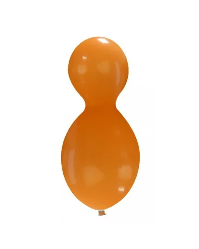 Pallone gigante in lattice 70cm Pupazzo - resistente e leggero Arancio