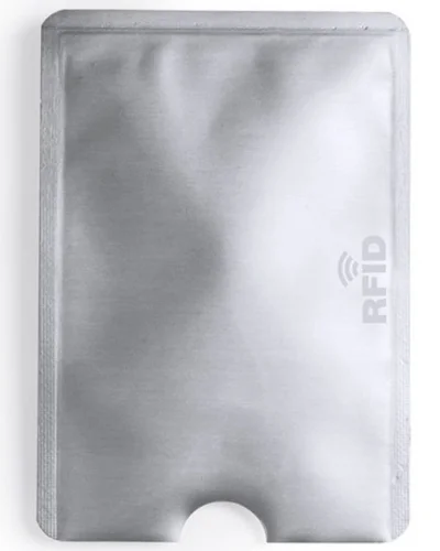 Porta Carte Becam Alluminio 6,2x9 cm Ultraleggero Argento Argento