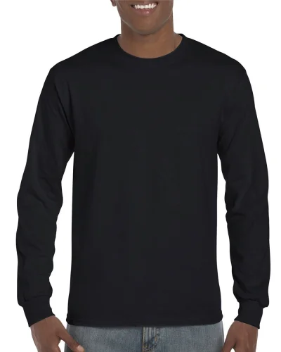 T-shirt Hammer manica lunga cotone no label Sport Black