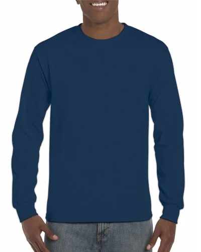 T-shirt Hammer manica lunga cotone no label Sport Sport Dark Navy