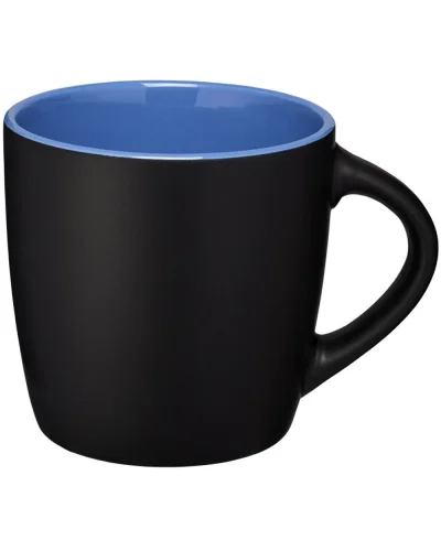 Tazza Riviera in ceramica colorata 340ml by Riviera – opaca, lavabile Royal Blu / Nero