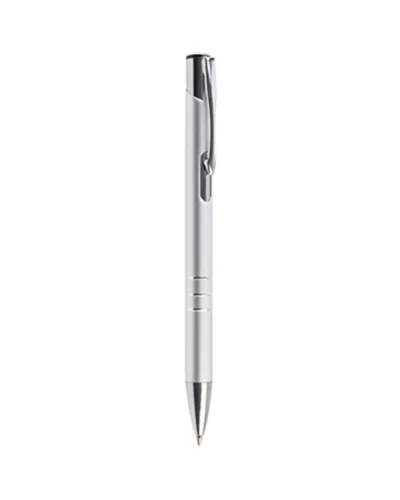 Penna a sfera Chrome alluminio, meccanismo a scatto Unika Silver