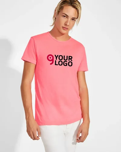 Akita T-shirt sport fluo Unisex, poliestere effetto cotone