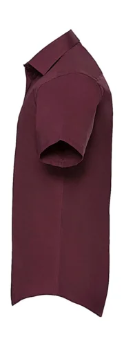 Camicia attillata uomo cotone stretch 140g  maniche corte