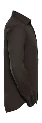 Camicia slim fit stretch cotone 97% elastan uomo maniche lunghe