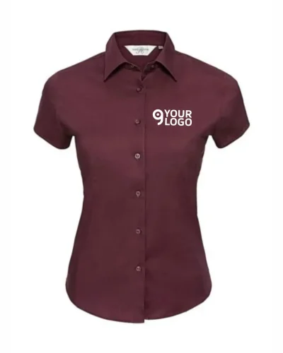 Camicia donna stretch cotone 140g Lancia maniche corte elegante