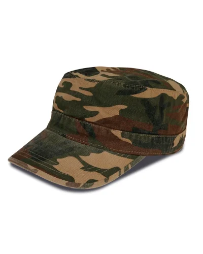 Mission Cap : Cappellino 100% Cotone Unisex, Taglia Unica Mimetico