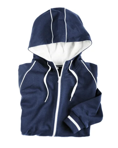 Felpa Enjoy full zip con cappuccio, personalizzabile