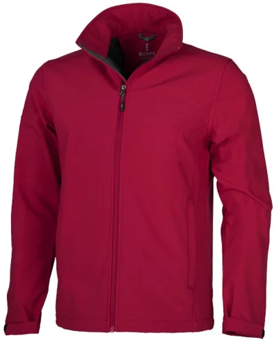Giacca softshell Maxson Uomo Elevate nera antivento e traspirante Rosso