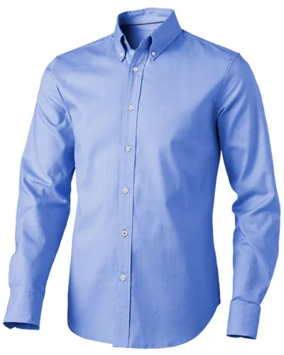 Camicia Uomo Vaillant Slim Fit in Cotone con Tasche Frontali Blu Chiaro