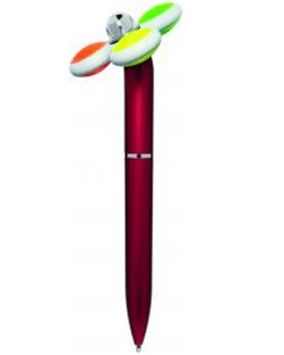 Penna a sfera con Fidget Spinner Rosso