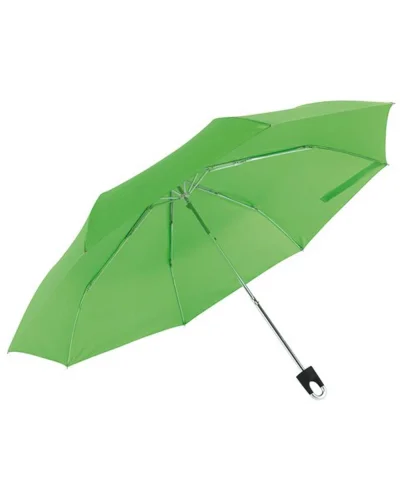 Ombrello TWIST tascabile leggero 222g, manico appendino nero
