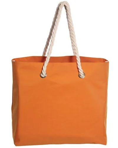 Borsa multiuso CAPRI mare, richiudibile, manici in corda Arancio