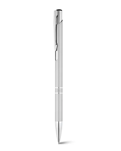 BETA Penna a sfera in alluminio argento Ø1x13,7cm 14gr