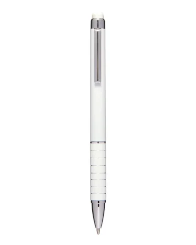 Mini penna a sfera touch, plastica metallo, refill nero Bianco