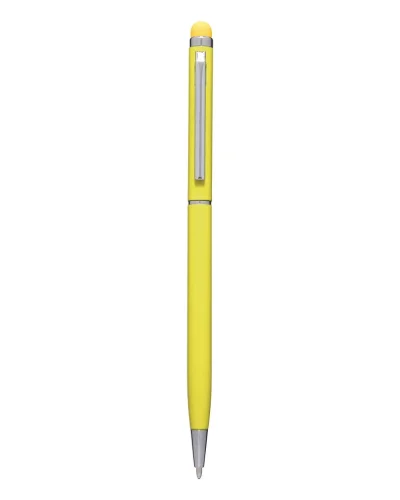 Penna a sfera touch screen in alluminio, 13,5 cm