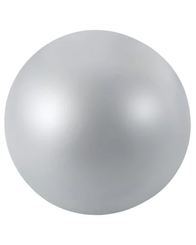 Pallina antistress rotonda Lancia in poliuretano Ø 6,3 cm colorata Argento