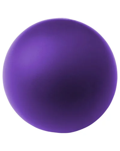 Pallina antistress rotonda Lancia in poliuretano Ø 6,3 cm colorata Viola scuro