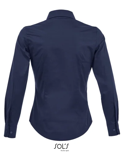 EDEN Camicia Donna Stretch Cotone Casual Fit, Colletto Unico