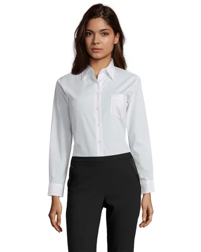 Camicia donna Executive popeline classic fit Bianco
