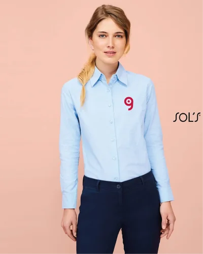Camicia donna Oxford Embassy, classica 70% cotone 130g/m2
