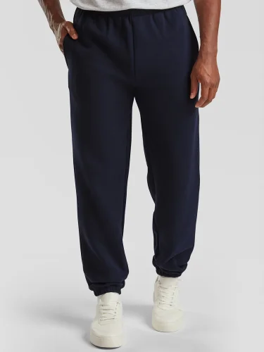 Pantaloni tuta uomo , orli elasticizzati, cotone 70%