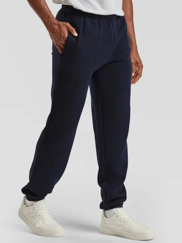 Pantaloni tuta uomo , orli elasticizzati, cotone 70%