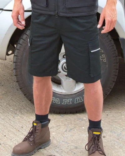 Shorts da Lavoro Work-Guard Uomo, Resistenti, Poliestere-Cotone