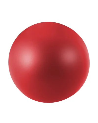 Pallina antistress rotonda Lancia in poliuretano Ø 6,3 cm colorata Rosso