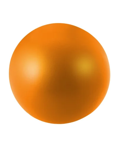 Pallina antistress rotonda Lancia in poliuretano Ø 6,3 cm colorata Arancio